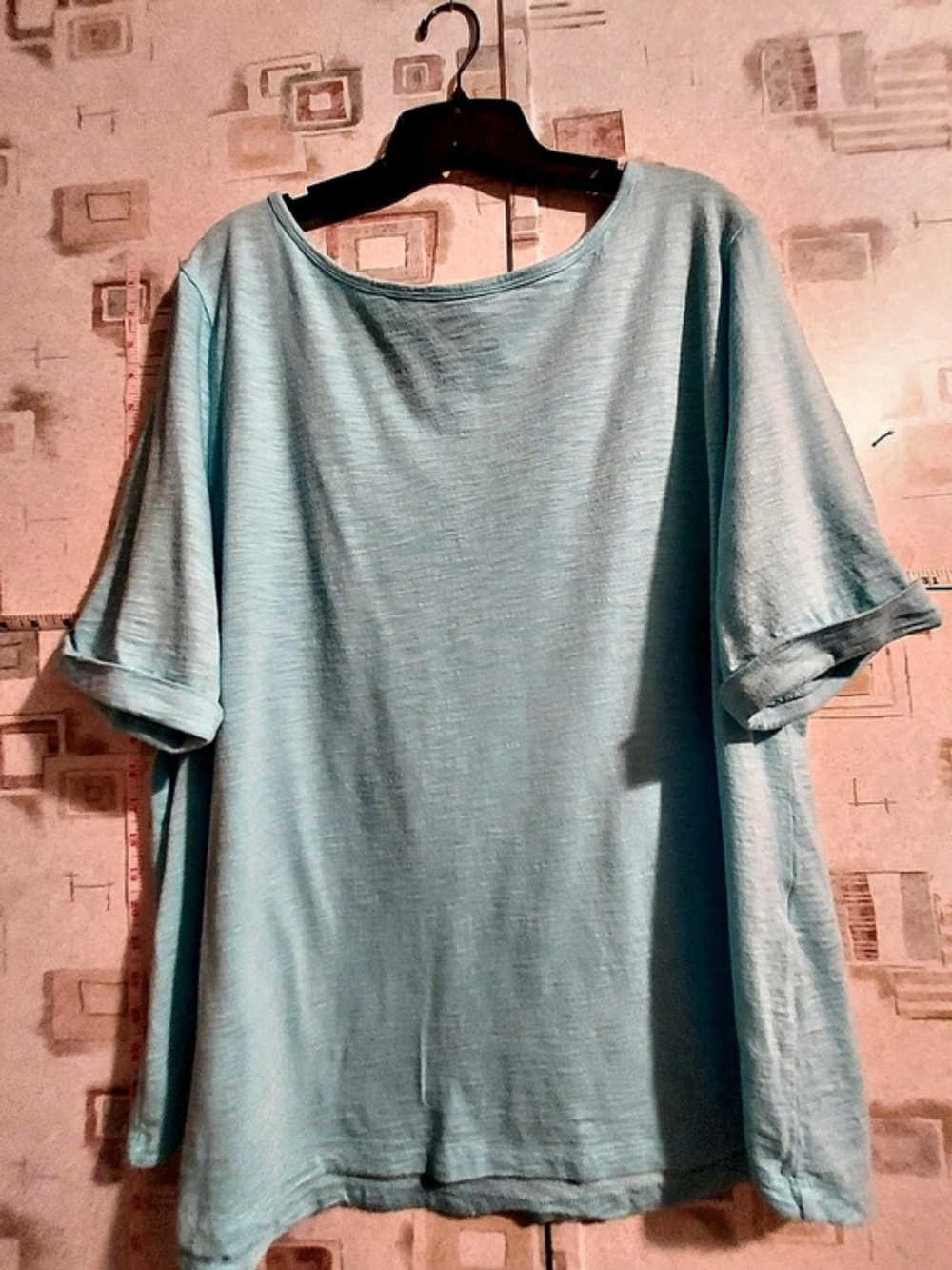 Chico's The Ultimate Tee Short Sleeve Top Blue Size 4